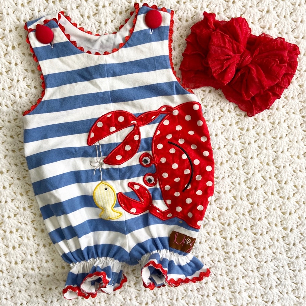 Millie Jay crab romper